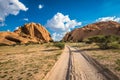 Spitzkoppe, unique rock formation in Damaraland, Namibia