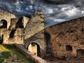 SpiÃÂ¡ Castle is a castle ruin that occupies the top of the travertine hill SpiÃÂ¡ Castle Hill.Slovakia Royalty Free Stock Photo