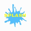 Splach water drop logo Royalty Free Stock Photo