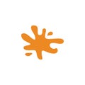 Splash, carrot multicolored icon Royalty Free Stock Photo