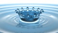 Splash and crown on water surface Royalty Free Stock Photo