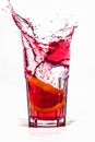 Splash drink Royalty Free Stock Photo