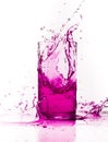 Splash drink Royalty Free Stock Photo