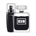 Splash and fragance bottles make up icon