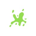 Splash,lime multicolored icon Royalty Free Stock Photo