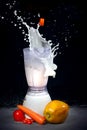 Splash milk Royalty Free Stock Photo