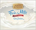 Design elements for label of dairy products