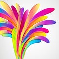 Splash. Multicolor abstract bright background. Elements for design. Eps10 Royalty Free Stock Photo