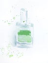 Green fragrance watercolor illustration