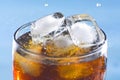 Splash refreshment soda cold drink Royalty Free Stock Photo