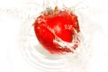 Splash-serie: red apple 1