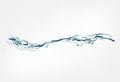 Splash vector isolated line water drop