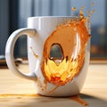 Hyper-realistic 3d Mug Design With Irony And Humor