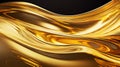 Splashes and drops of liquid oil. Fresh Olive or motor engine oil eco nature golden color close-up. Shine yellow Cosmetic oil or Royalty Free Stock Photo