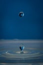 Splashes and Drops of Water Royalty Free Stock Photo