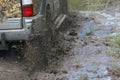 Splashes of mud Royalty Free Stock Photo