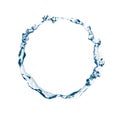 Circle water splashes