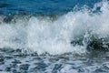 Splashes of the wave of the black sea. Royalty Free Stock Photo