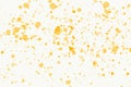 Splashes of yellow color. Yellow scattered translucent spots. Gradient stack with a golden sheen. Abstract gold bokeh background