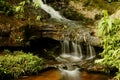 Splashing brook water