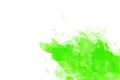 Splashing green liquid Royalty Free Stock Photo