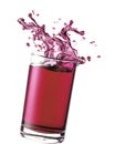 Splashing Juice Royalty Free Stock Photo