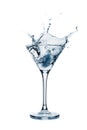 Splashing martini