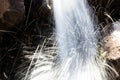 Splashing water form river fall in Atlas mountains.