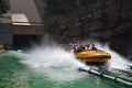 Splashing Water Ride at Universal Studios Royalty Free Stock Photo