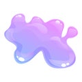 Splat splash icon cartoon vector. Slime drip Royalty Free Stock Photo