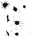 Splats n blobs set Royalty Free Stock Photo