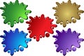 Splattered color Royalty Free Stock Photo
