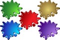 Splattered color Royalty Free Stock Photo