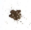 Splattered mud with drip pattern Royalty Free Stock Photo