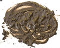 Splattered mud with drip pattern Royalty Free Stock Photo