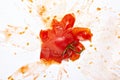 Splattered tomato Royalty Free Stock Photo