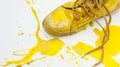 Splattered Yellow Sneaker