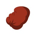 Spleen icon, flat style Royalty Free Stock Photo