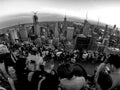 Splendid beautiful view of NYC skyline from Top of the Rock. Royalty Free Stock Photo