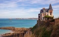 Splendid Belle Epoque house in Dinard Royalty Free Stock Photo