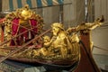 The splendid Bucentaur inside the royal palace of Venaria Reale, Italy Royalty Free Stock Photo