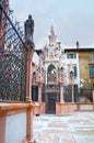 The splendid Gothic Scaliger Tombs of Verona, Italy