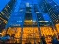 Splendid high rise buildings with beautiful reflections.