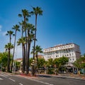 Splendid Hotel in Cannes - CITY OF CANNES, FRANCE - JULY 12, 2020 Royalty Free Stock Photo