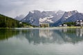 The splendid lake of Misurina in the Veneto Dolomites Royalty Free Stock Photo