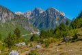 Splendid landscape of Valbona valley in Albania Royalty Free Stock Photo
