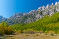 Splendid landscape of Valbona valley in Albania Royalty Free Stock Photo