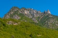Splendid landscape of Valbona valley in Albania Royalty Free Stock Photo