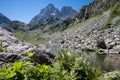 The splendid Monviso, a mountain of 3841 meters in the Cottian Alps