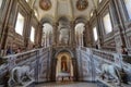 The splendid Royal Palace of Caserta, its interiors Royalty Free Stock Photo